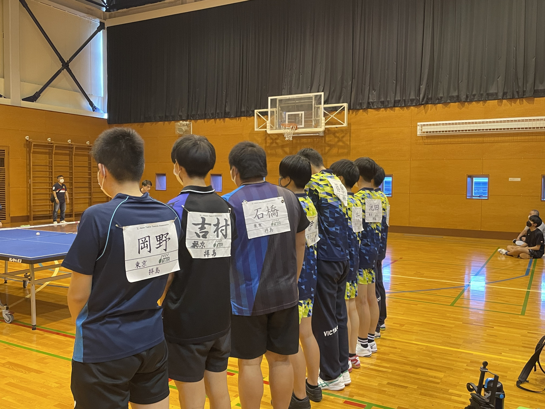 卓球部新人大会②